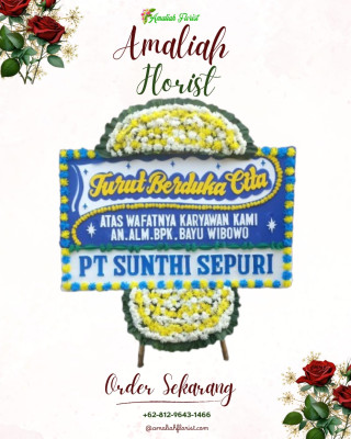 Papan Bunga Duka di Cikupa