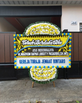Papan Bunga Duka di Cikupa