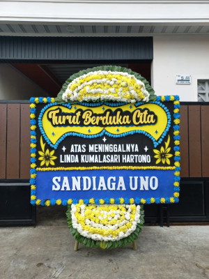 Papan Bunga Duka di Cikupa